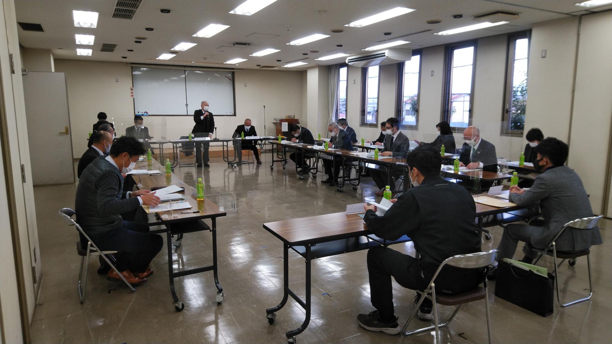 當麻文化会館で開催された葛城地域観光協議会の様子