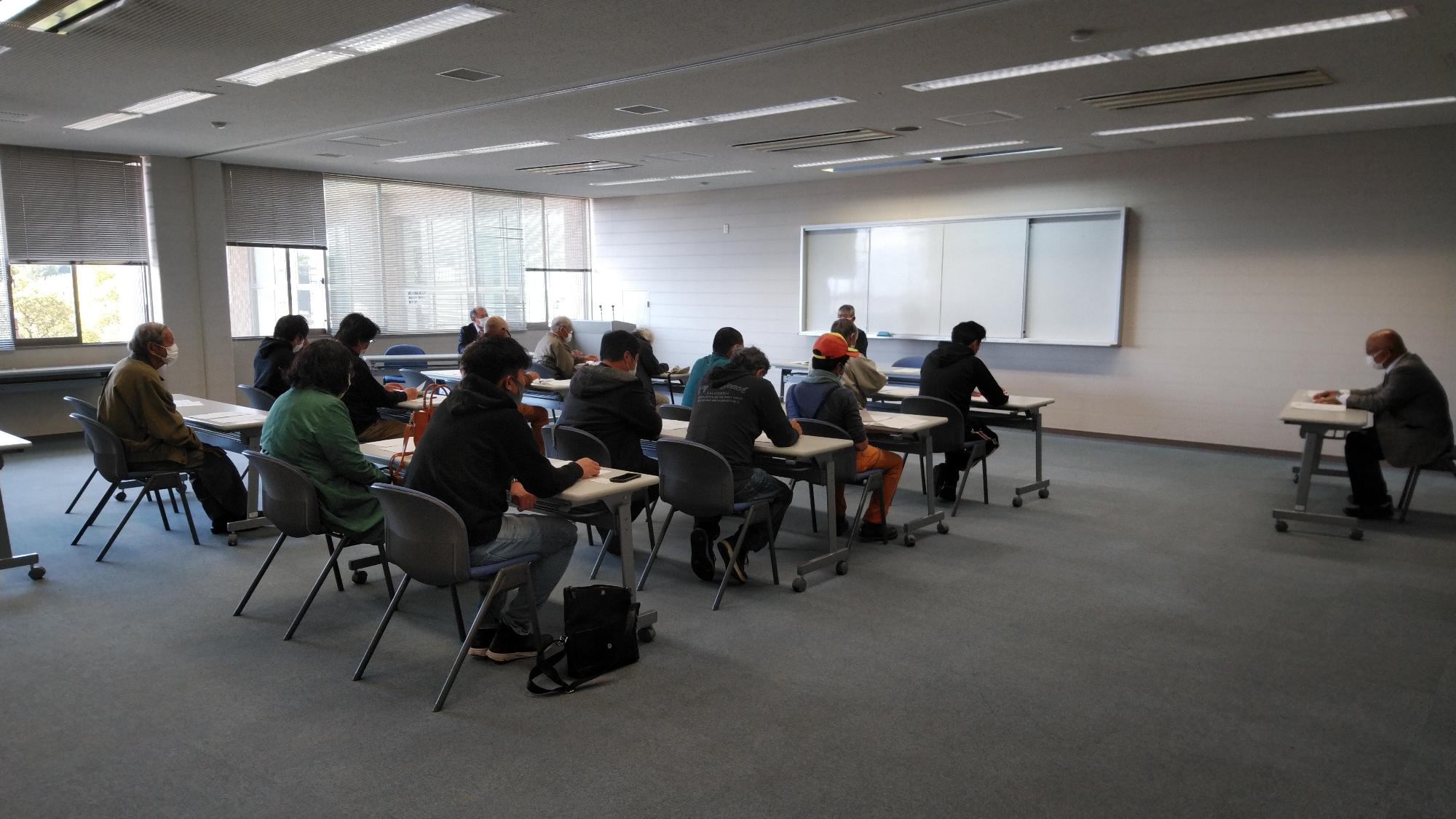 猟友会葛城支部総会開催の様子