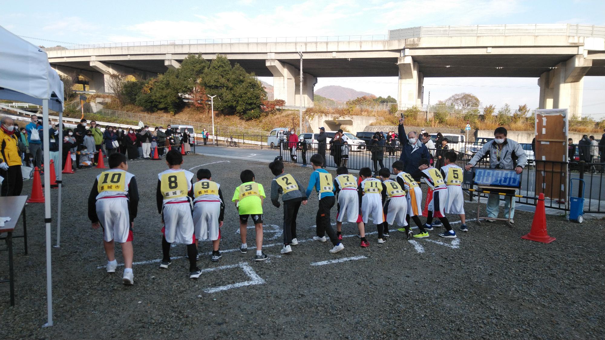 小学生の部スタートの様子