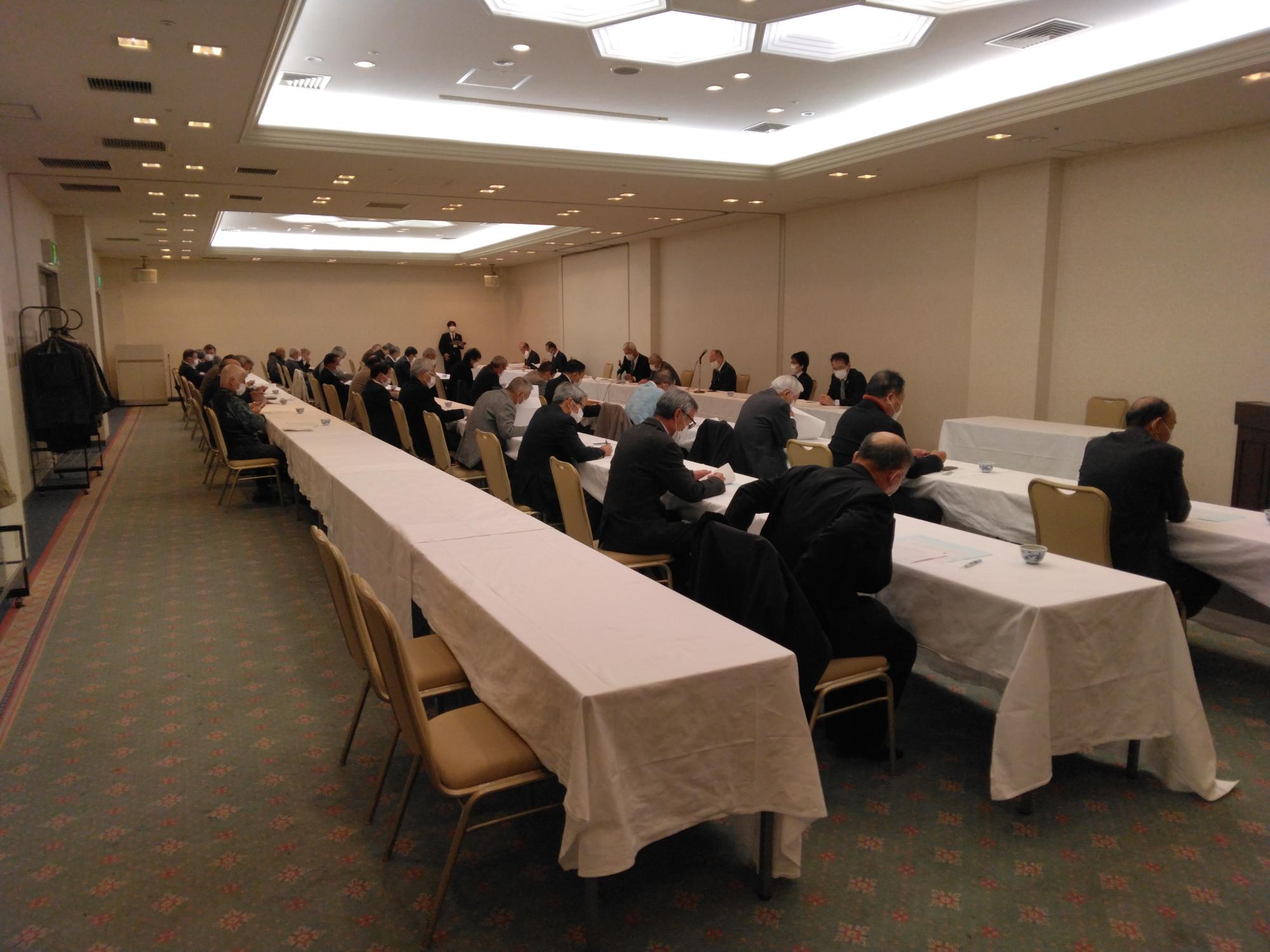 区長会の様子