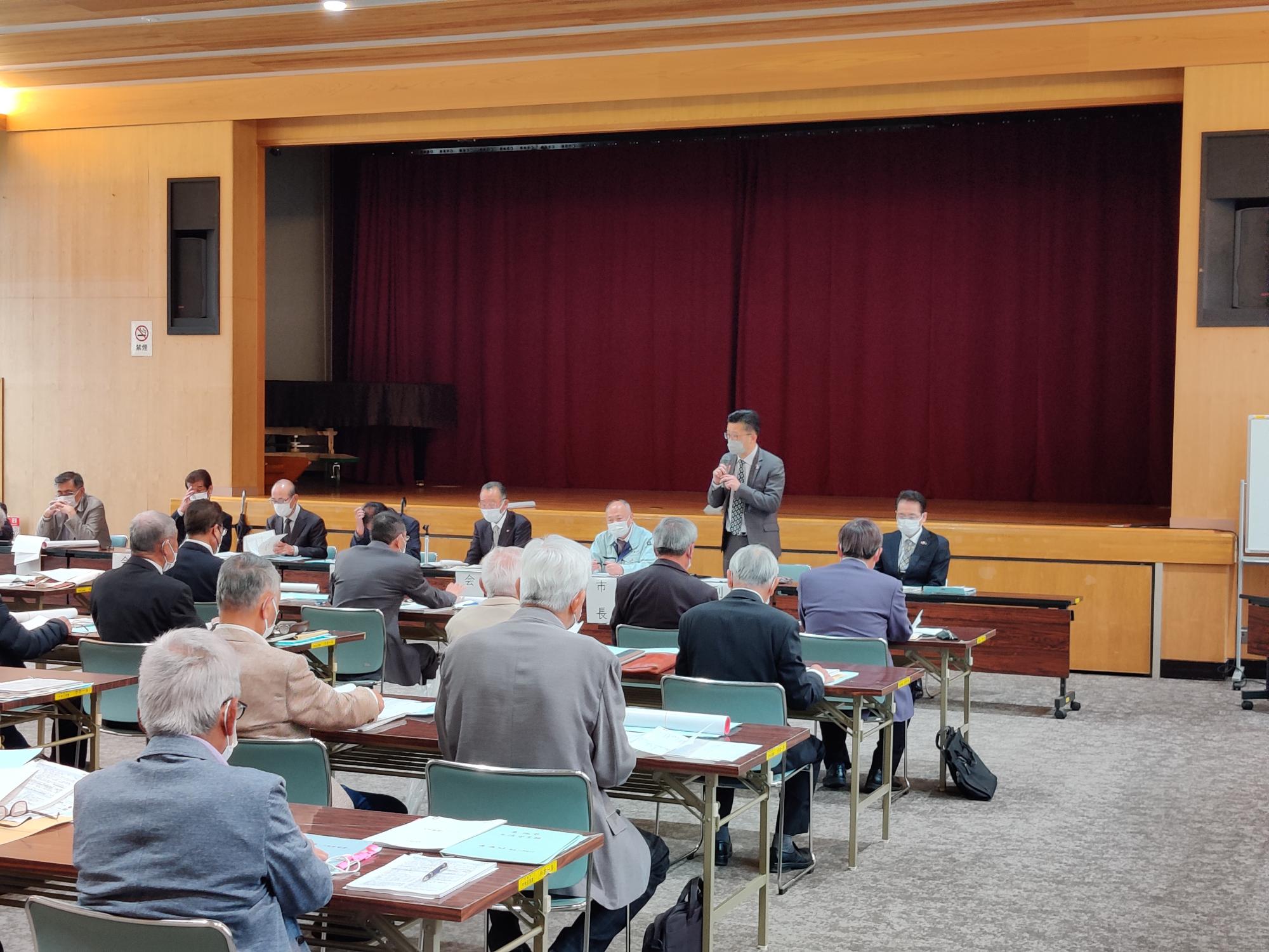 区長会の様子