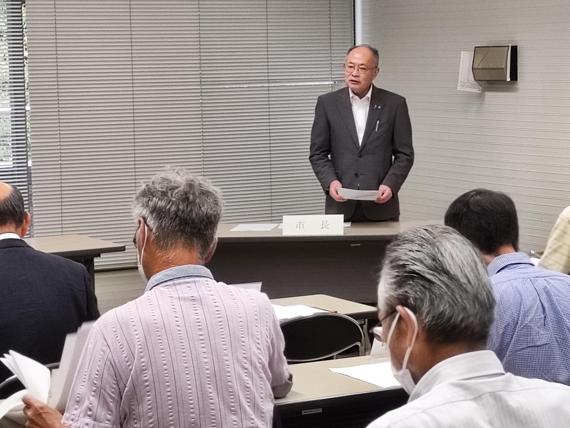 鳥獣害防止対策協議会総会の様子