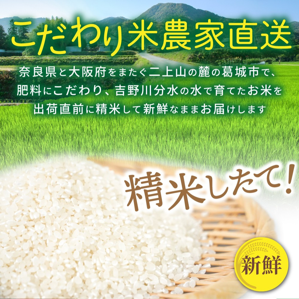 吉野川分水を使った奈良県葛城市の米作り