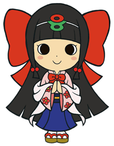 胸の前で手を合わせている蓮花ちゃんのイラスト