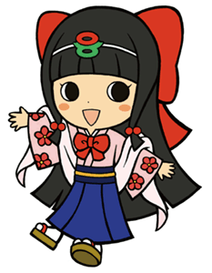 両手を広げたポーズをしている蓮花ちゃんのイラスト