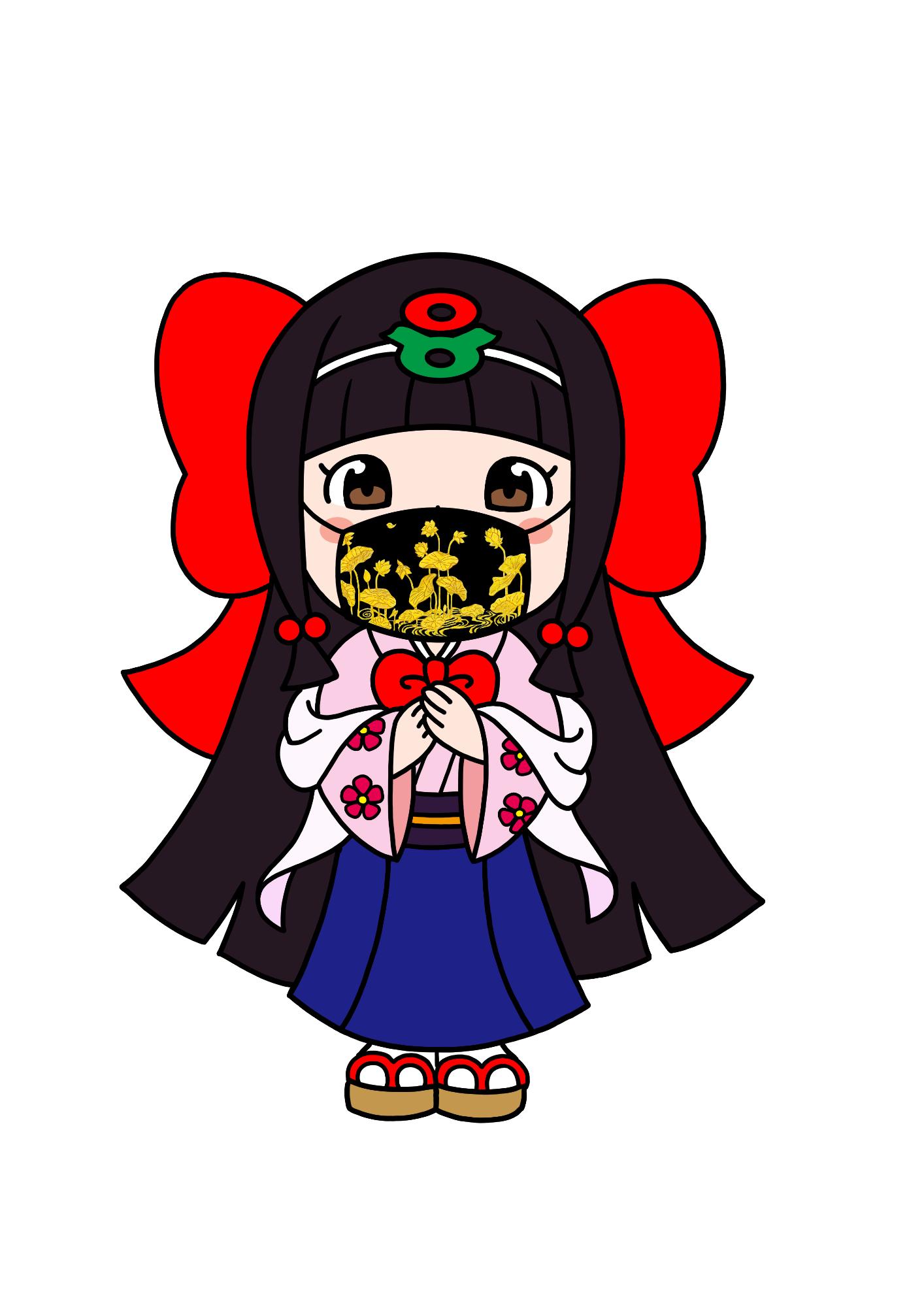蓮花ちゃんマスクデザイン企画最優秀賞作品バージョン