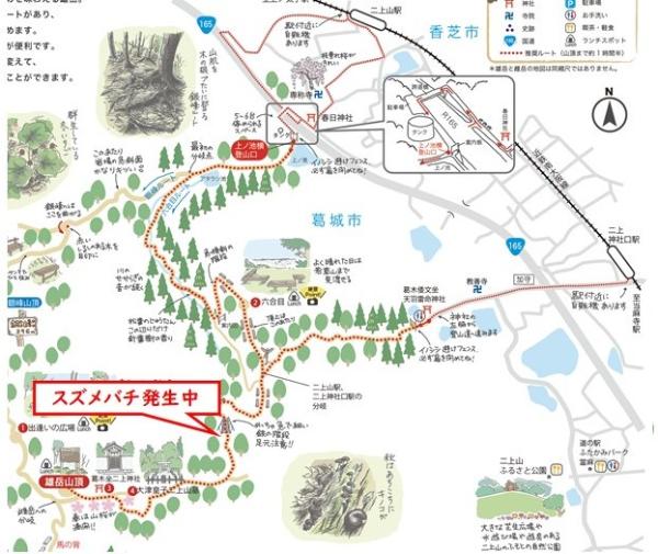 スズメバチ発生場所