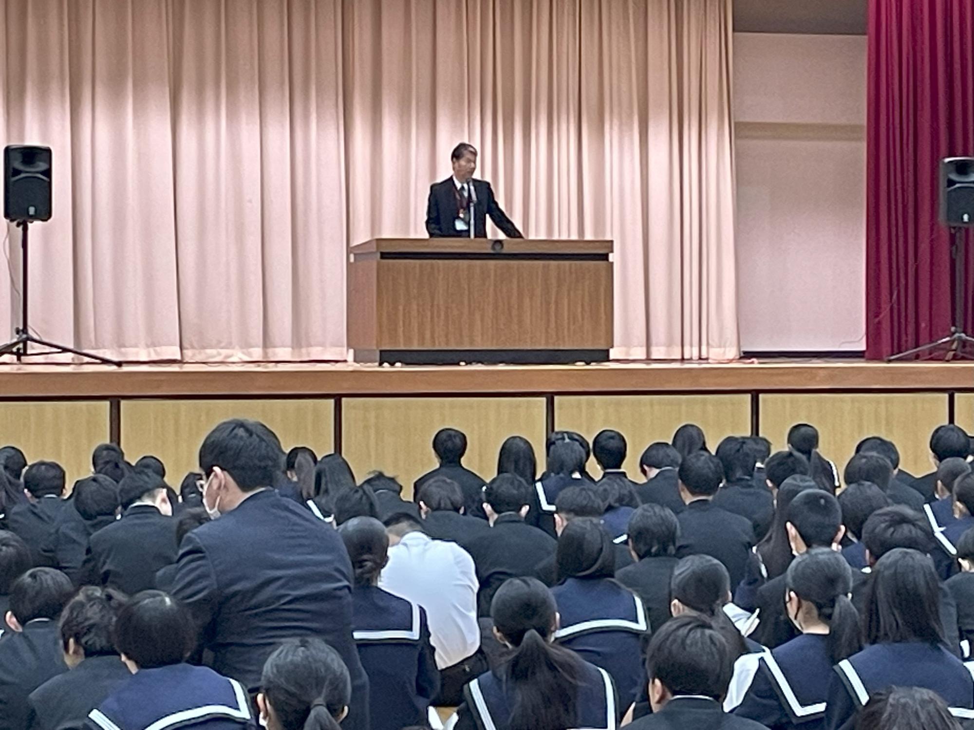 校長先生のお話