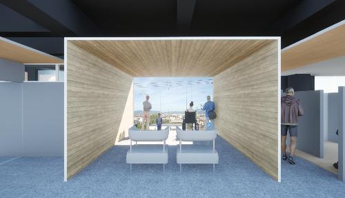 (仮称)當麻複合施設の展望スペースイメージ