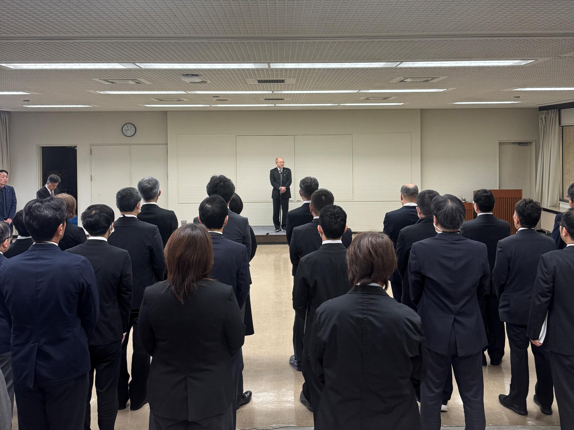 辞令交付式の様子