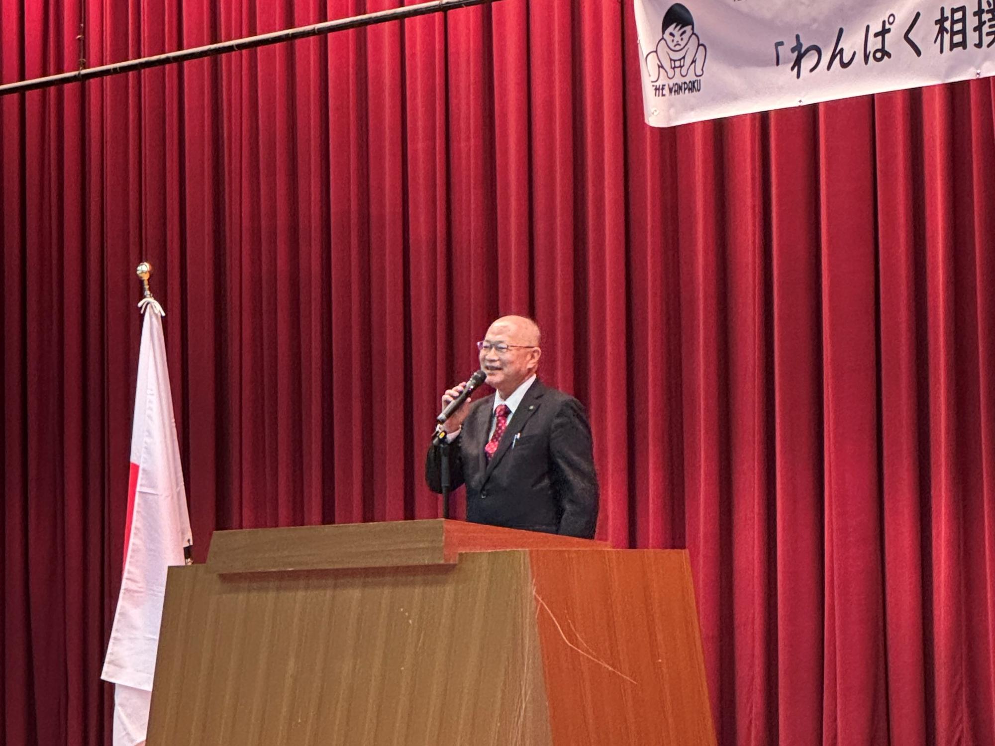 わんぱく相撲葛城場所の様子