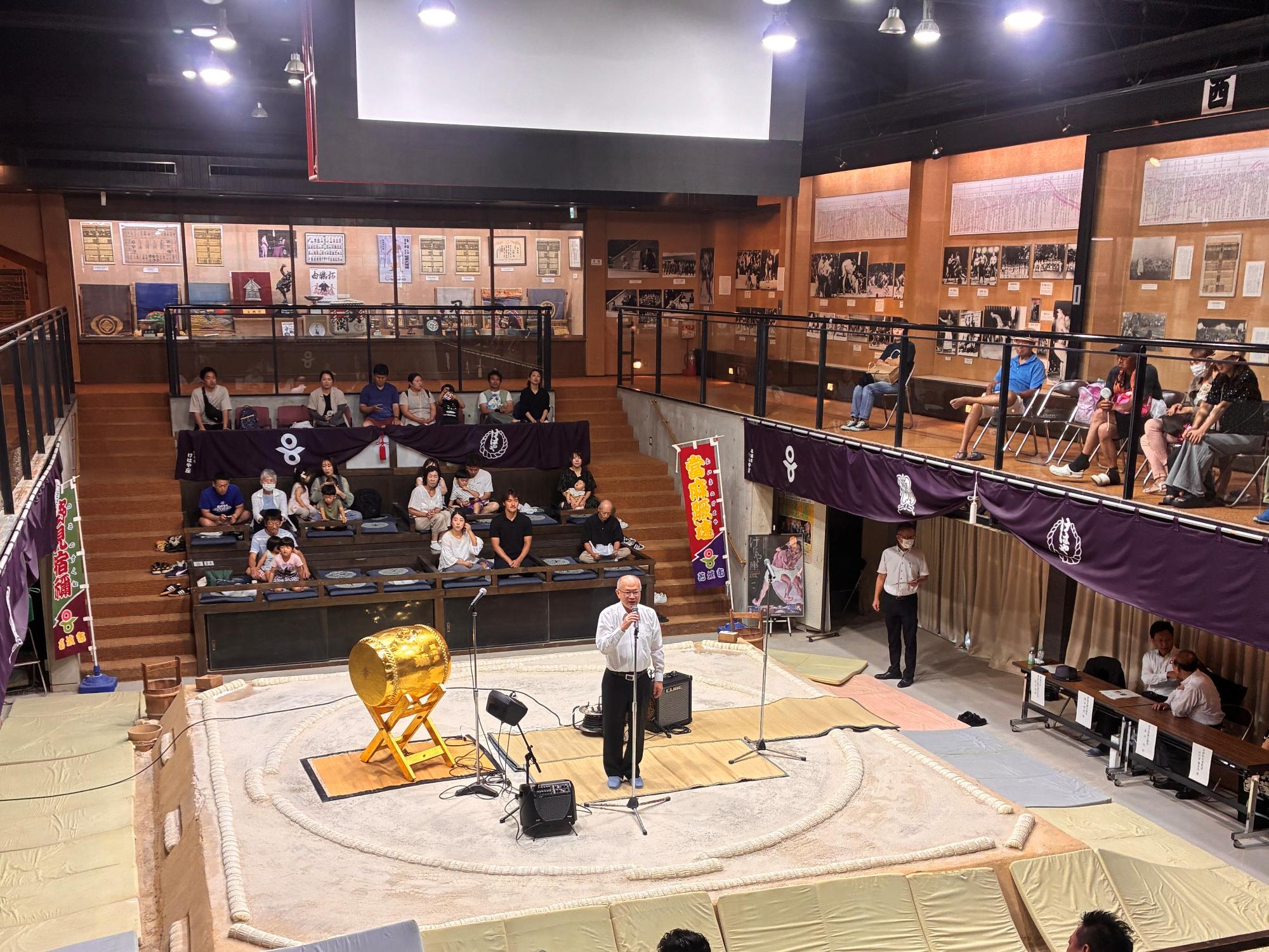 葛城市ワンパク相撲大会の様子