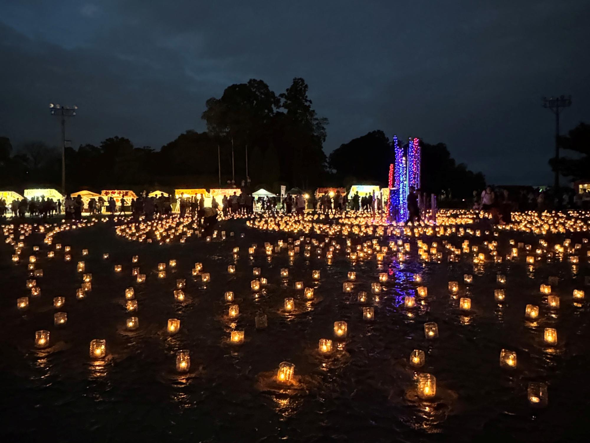 キャンドルナイトの集いの様子
