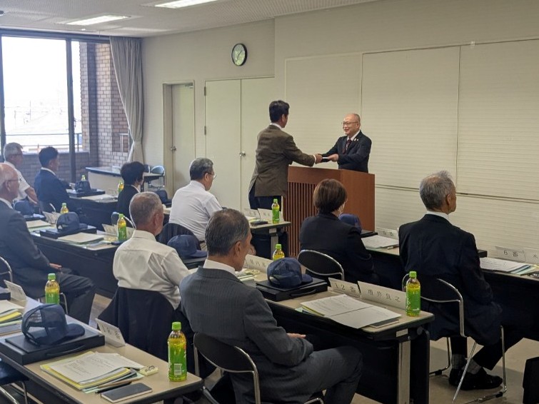 葛城市農業委員会 任命書交付式・第1回総会の様子