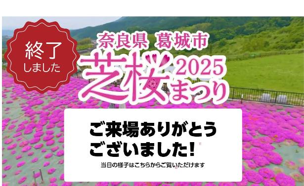 芝桜まつり2025の案内イラスト
