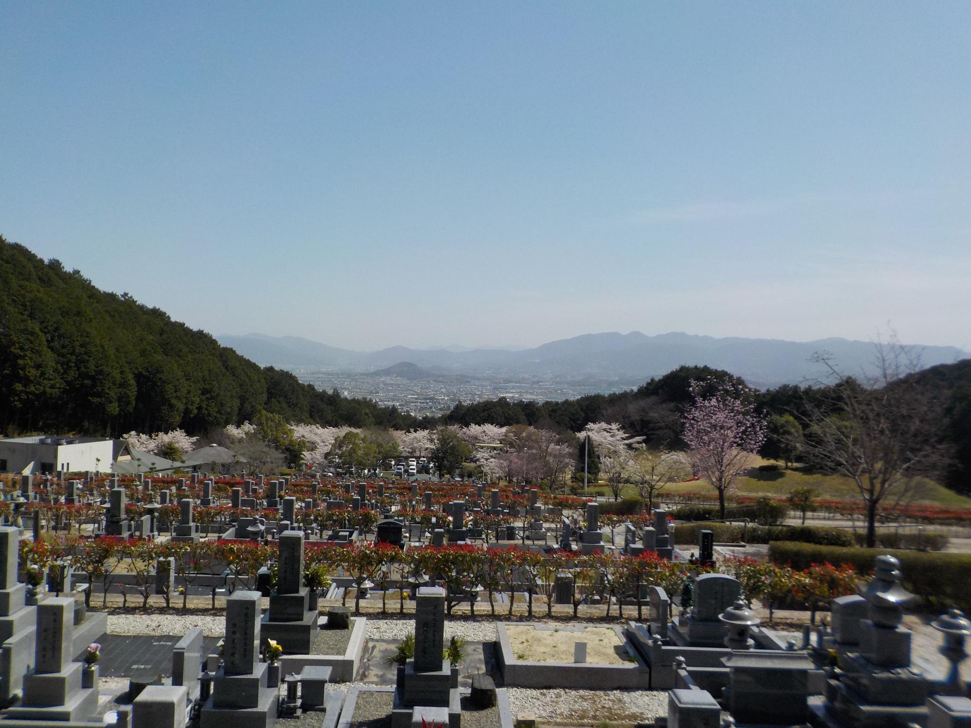 葛城市霊苑 全景