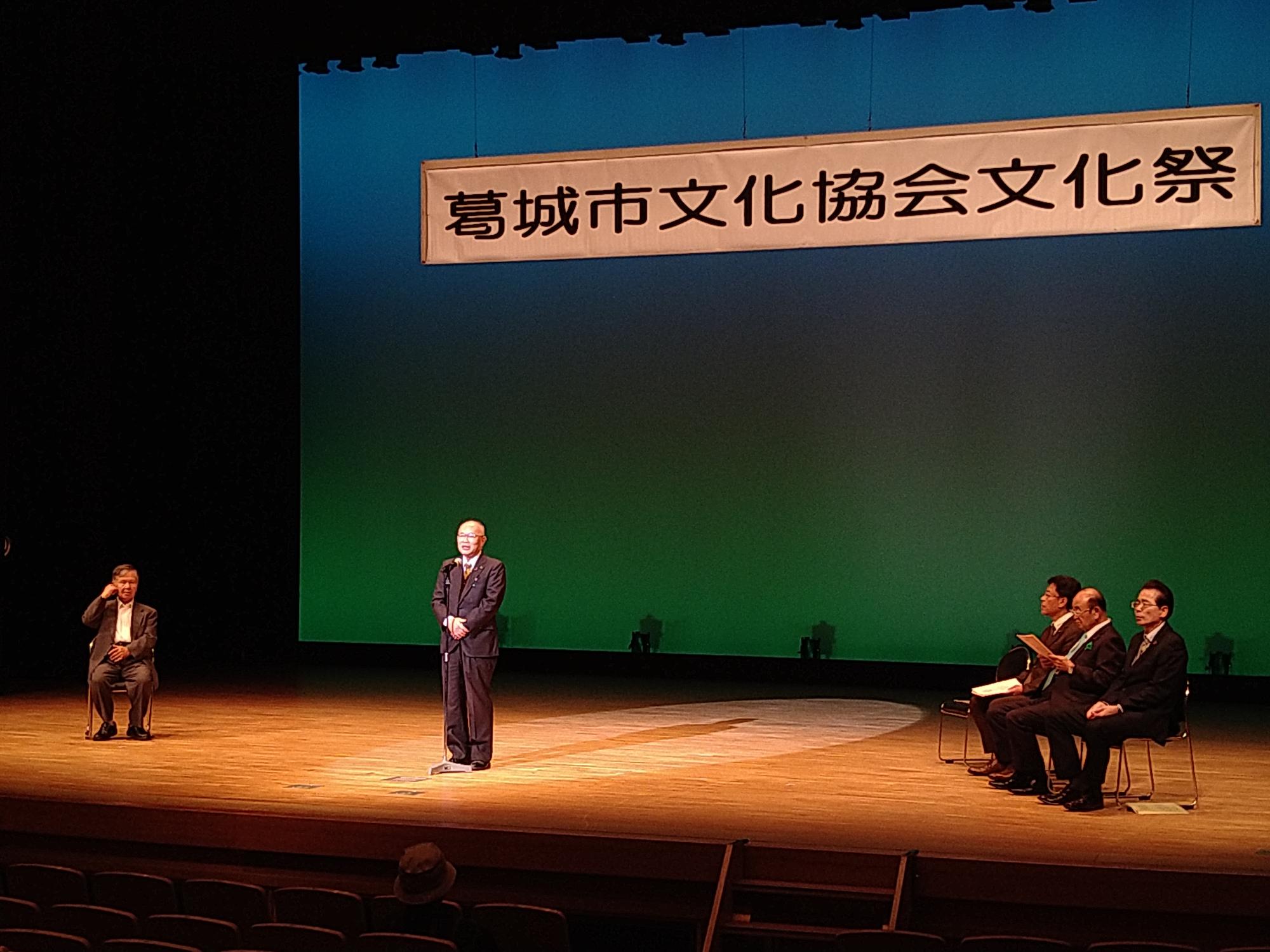 葛城市文化協会文化祭の様子
