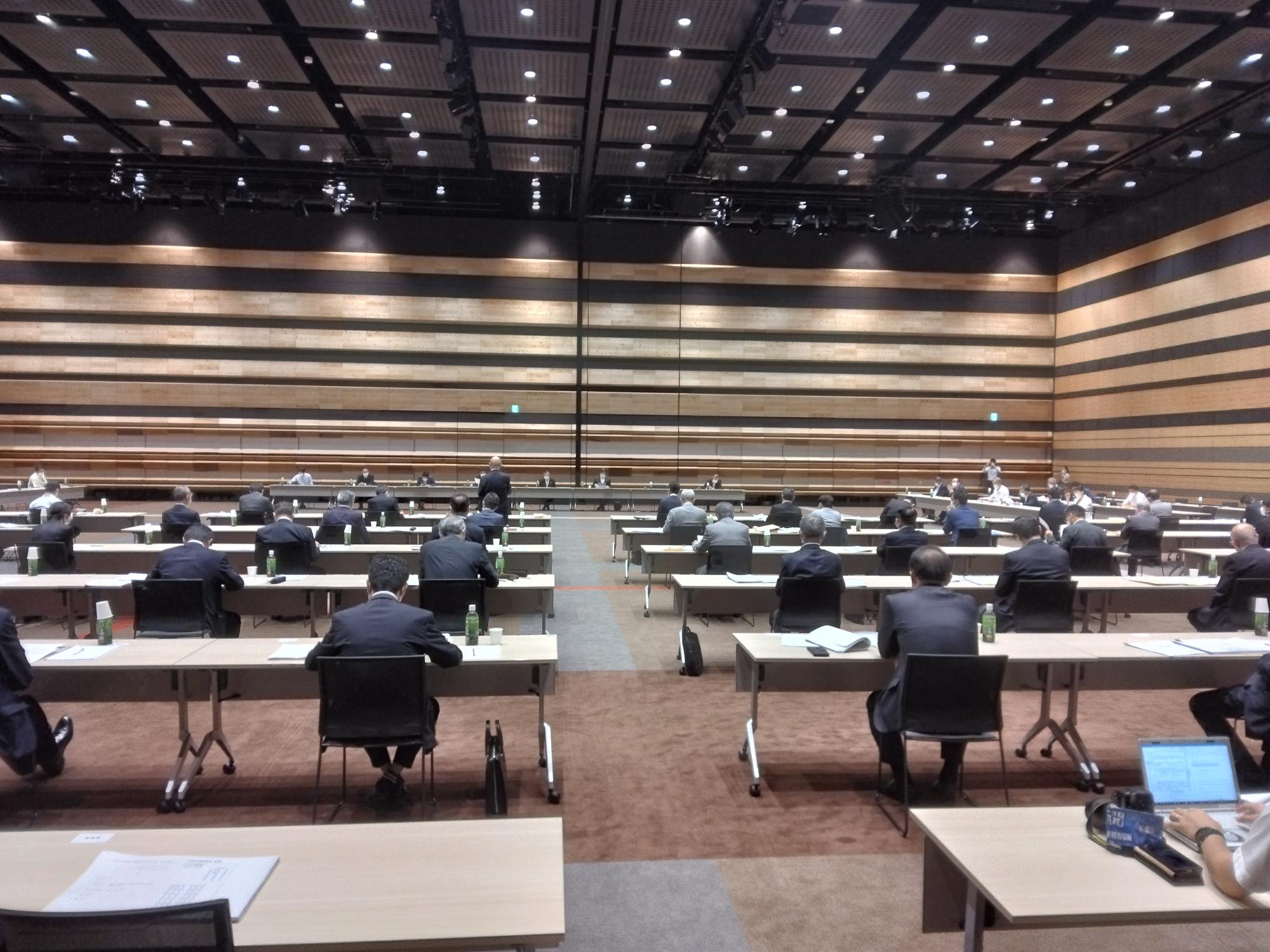 奈良県コンベンションセンターで開催された政府予算要望提案説明会開催の様子