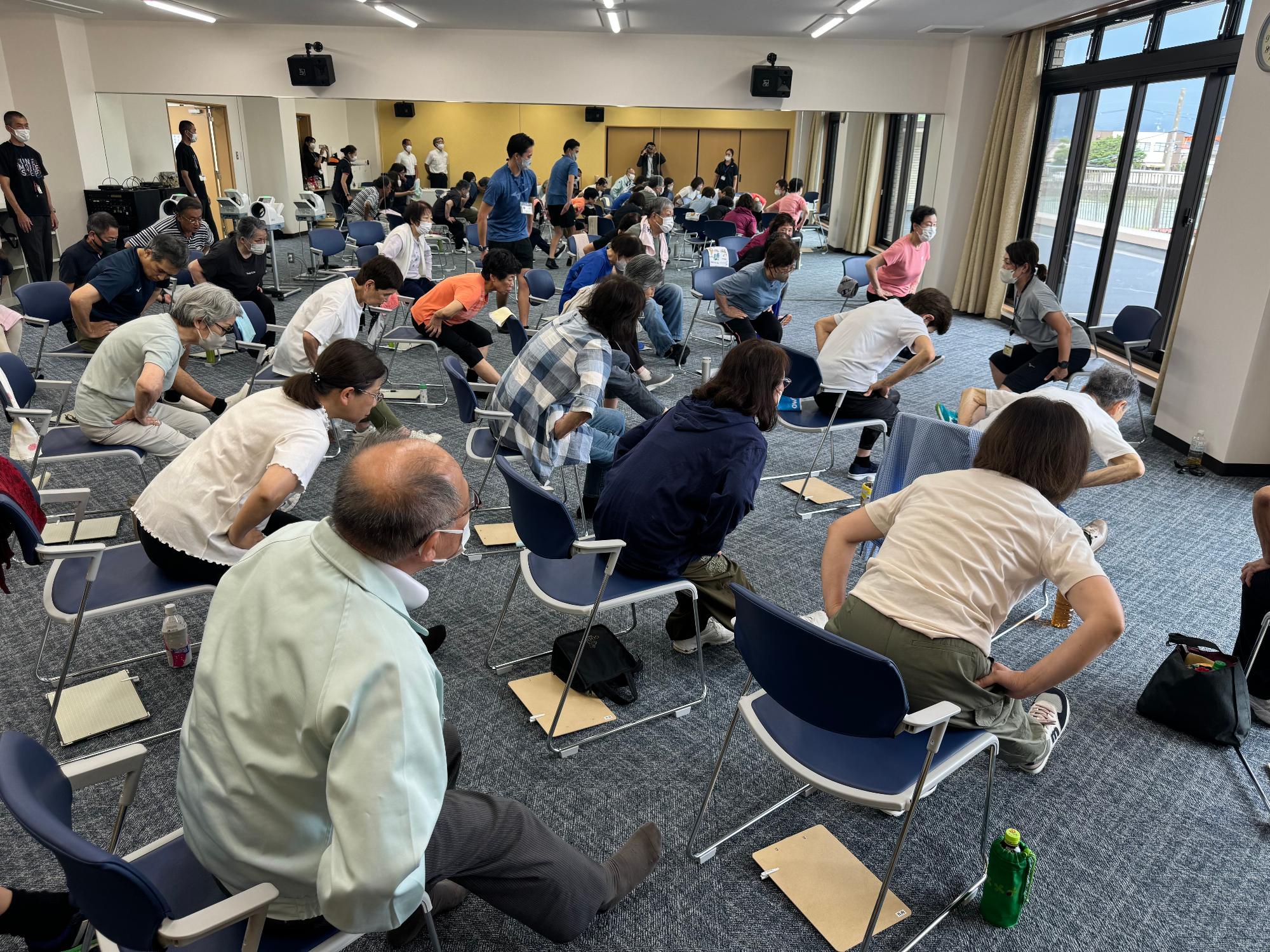アクティブシニアフィットネス体験会の様子