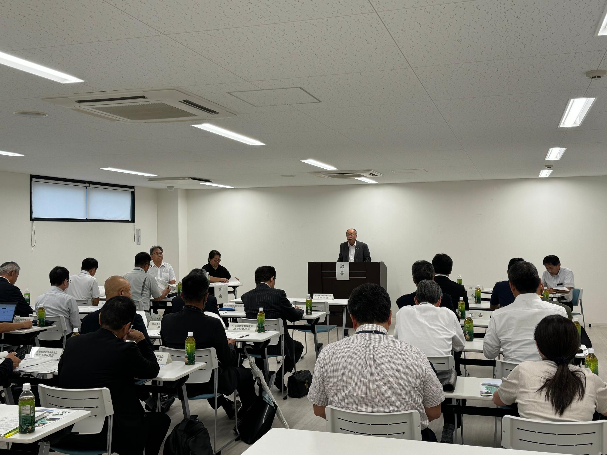 奈良県農業推進協議会の様子