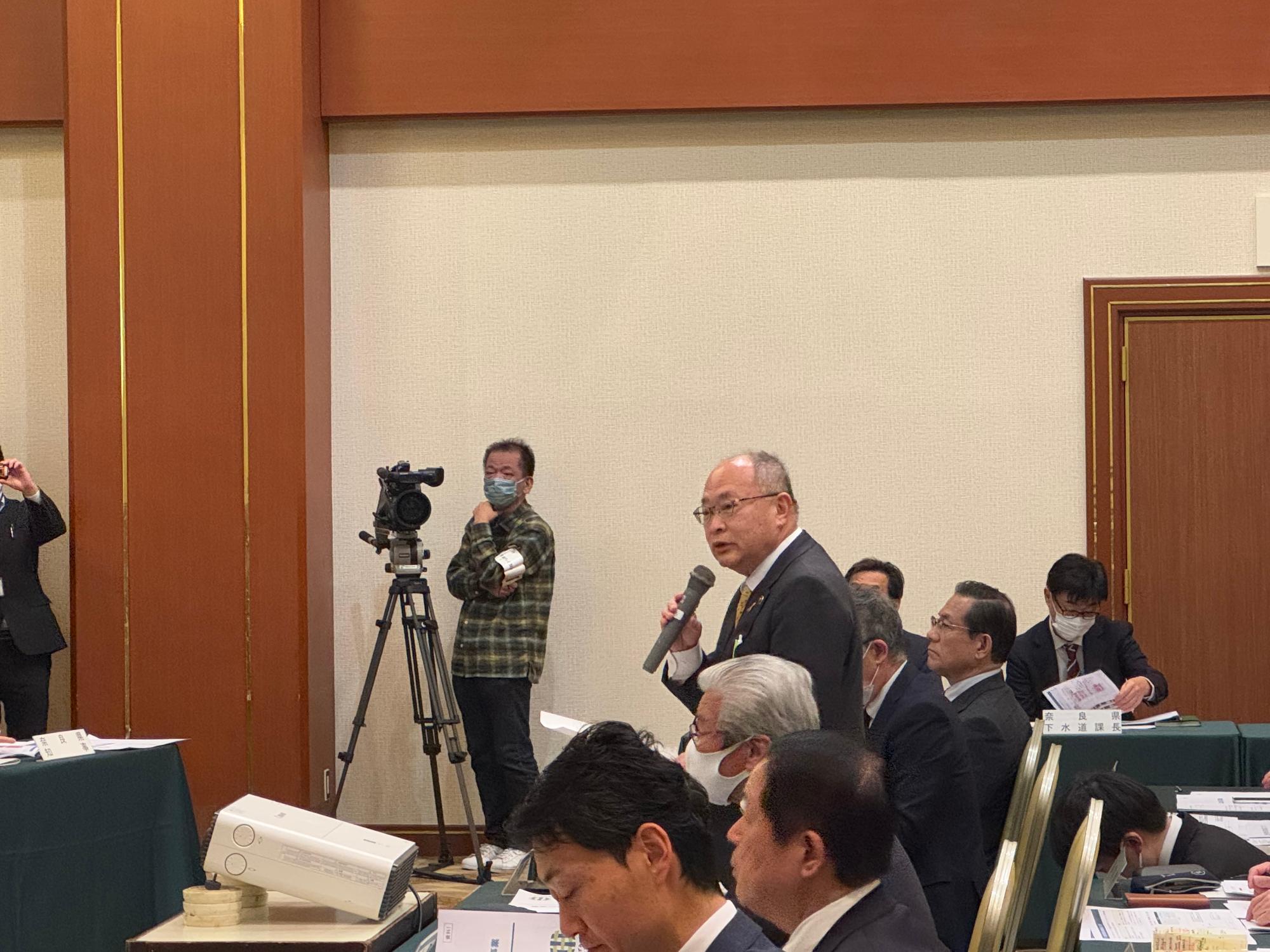 第6回大和川流域水害対策協議会の様子