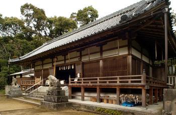 笛吹神社拝殿の外観の写真