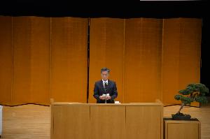 増田議長　祝辞