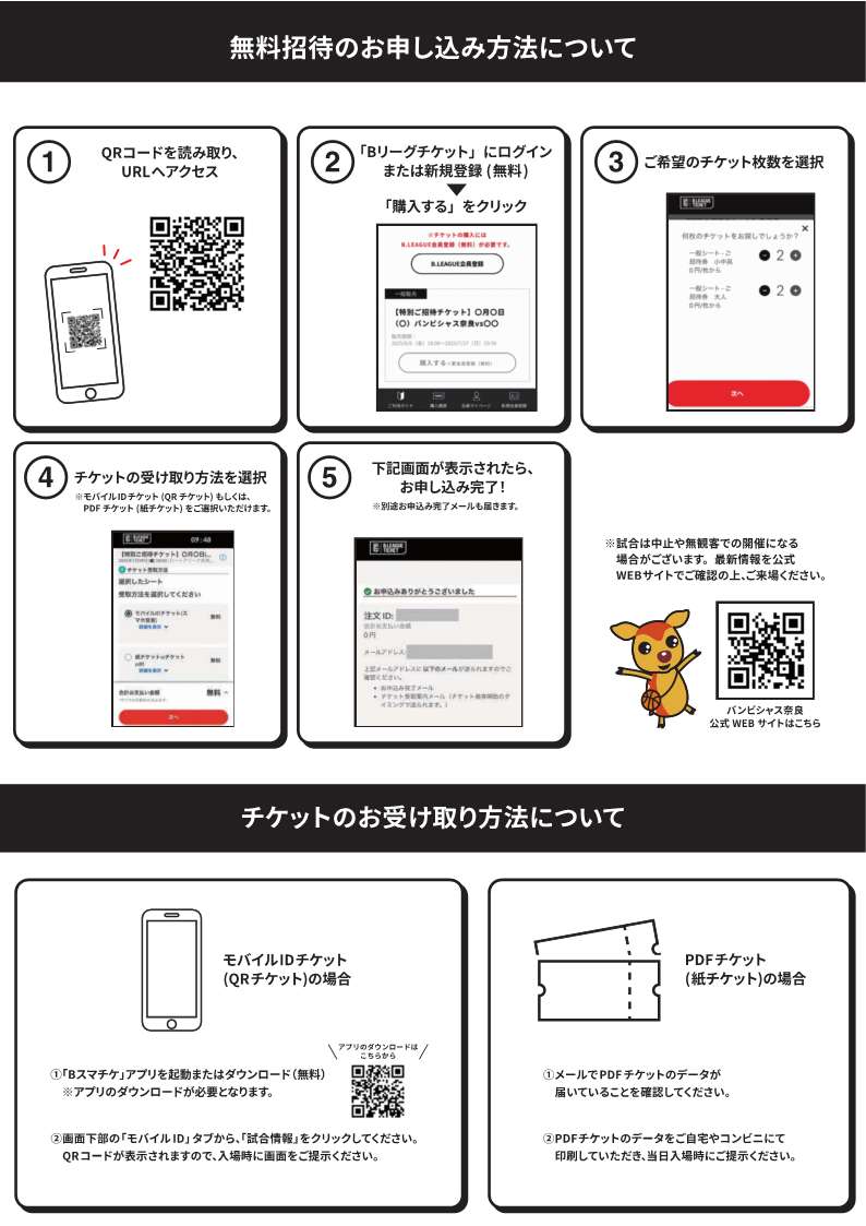 バンビシャス奈良申込