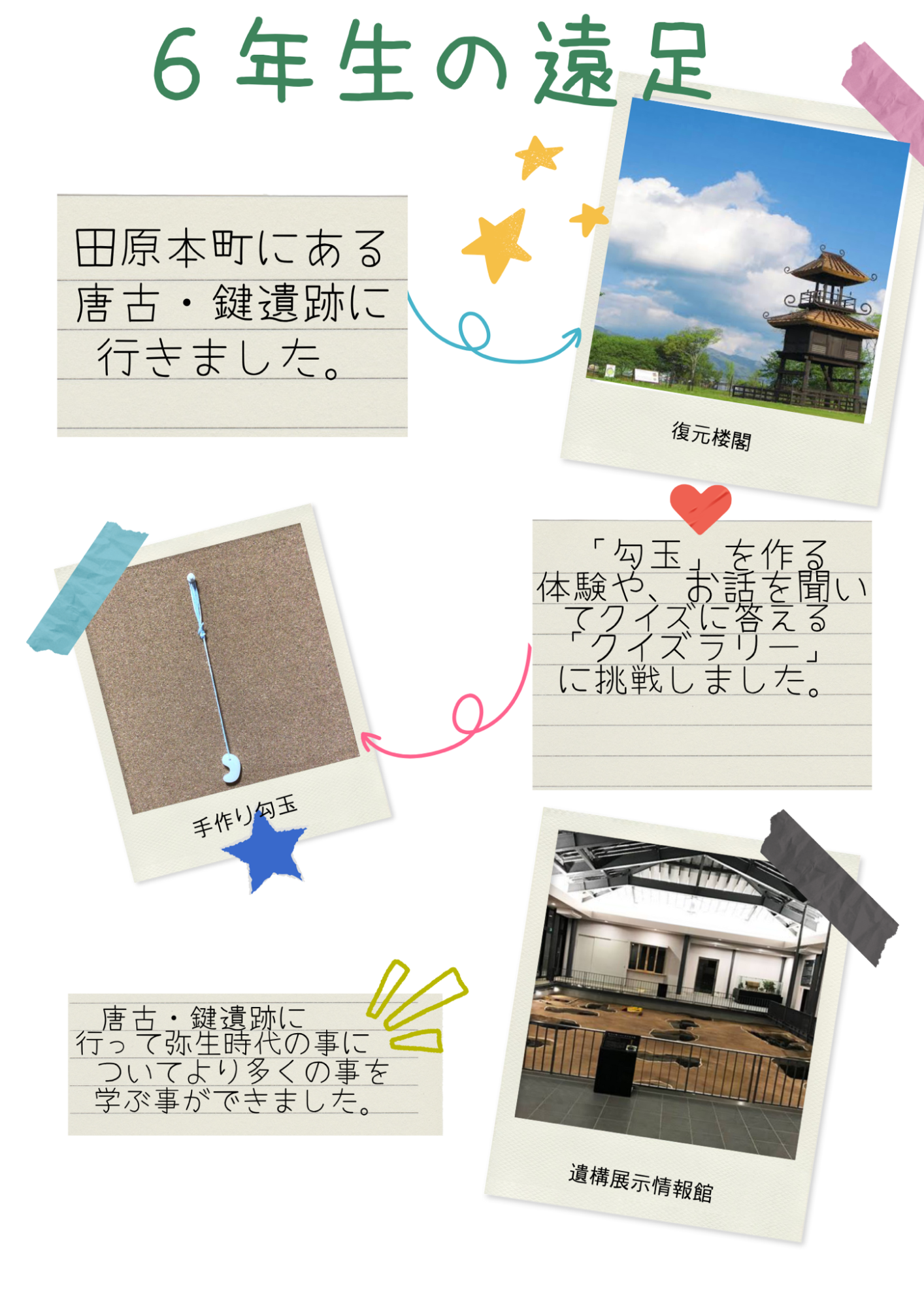 六年生 春の遠足