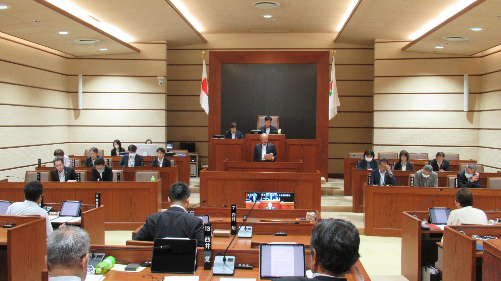 市議会6月議会開会の様子